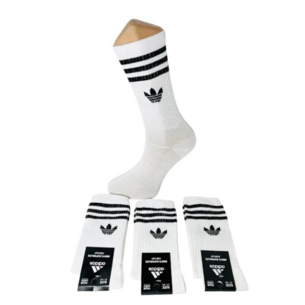 57105 білі жіночі шкарпетки (високі, бавовна, 12 од. розміри норма: 36-40) Шкарпетки