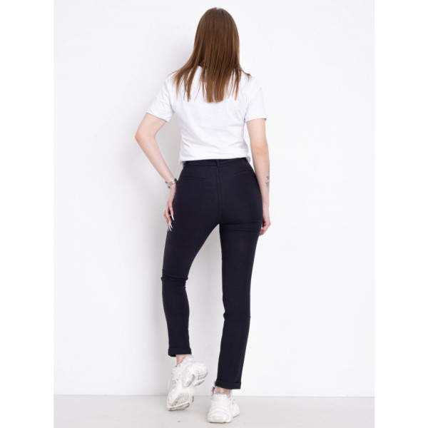 3545-1 сині жіночі штани (BSZZ, стрейчові, 6 од. розміри норма: 25. 26. 26. 27. 28. 29)