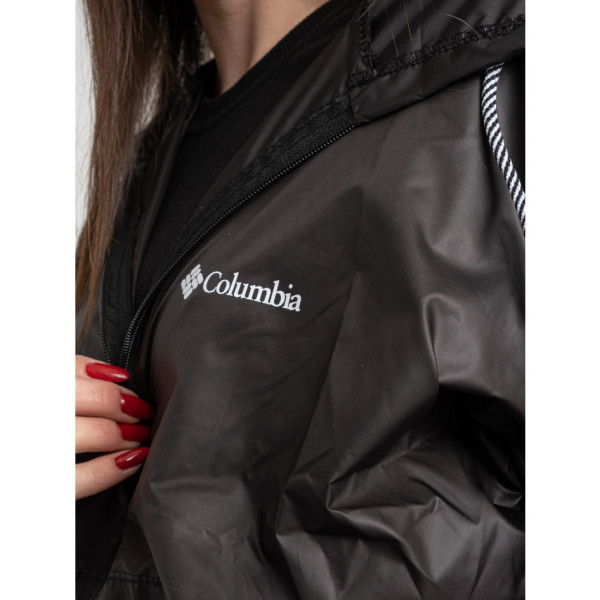 16670-1 чорна жіноча вітрівка (плащівка, 4од, розміри норма: 44-46. 44-46. 48-50. 48-50)