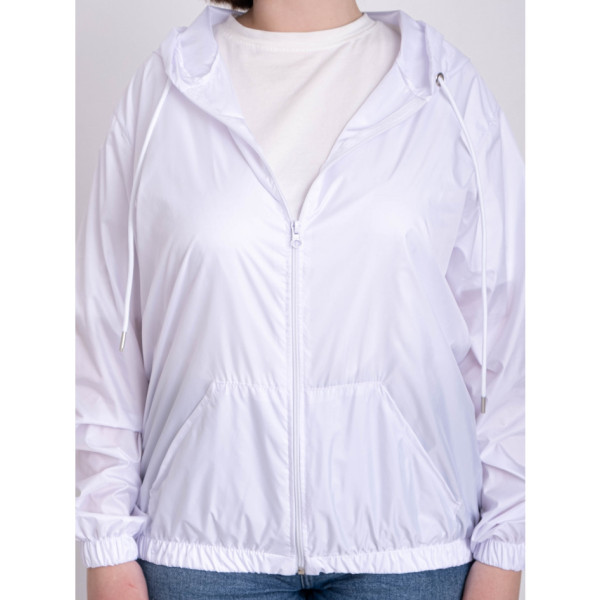 0199-10 біла жіноча вітрівка (5'TH AVENUE, 3 од. розміри напівбатал: 48. 50. 52)