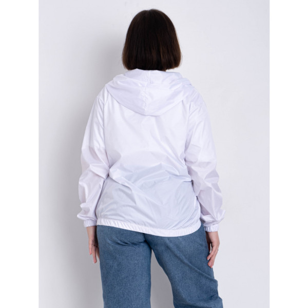 0199-10 біла жіноча вітрівка (5'TH AVENUE, 3 од. розміри напівбатал: 48. 50. 52)