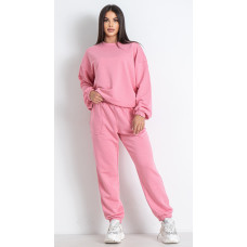 2050-23 рожевий спортивний костюм жіночий (YOLA, турецька петля, не кошлатиться, 4 од. розміри норма: S. S. M. L)