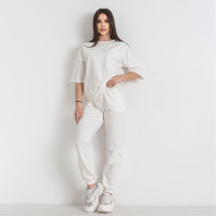 2551-100 белый женский спортивный костюм (5'TH AVENUE, 4 ед. размеры норма: 42. 44. 46. 48)