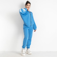 0542-42 блакитний жіночий спортивний костюм (5'TH AVENUE, турецька двонитка, 3 од. розміри норма: 42. 44. 46)