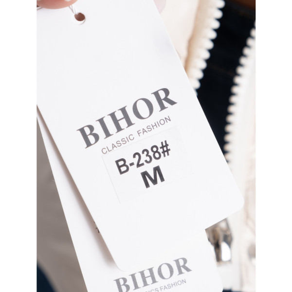 0238-100 молочна жіноча куртка (BIHOR, 5 од. розміри норма: S. M. L. XL. 2XL)
