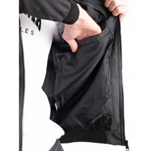 0080 сіра чоловіча куртка-бомбер (6 од. розміри норма: 48. 50. 52. 54. 56. 58)