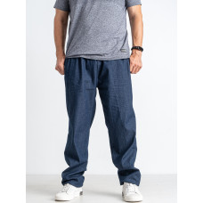 4242-2* сині чоловічі джинси (на гумці, 10 од. розміри норма: XL-5XL, повторюються) видача наступного дня