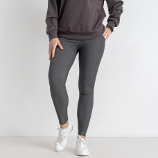 0966-6 темно-сірі жіночі лосини (на манжеті, 4 од. розміри на бірках напівбатальні XL-4XL відповідають L-3XL)