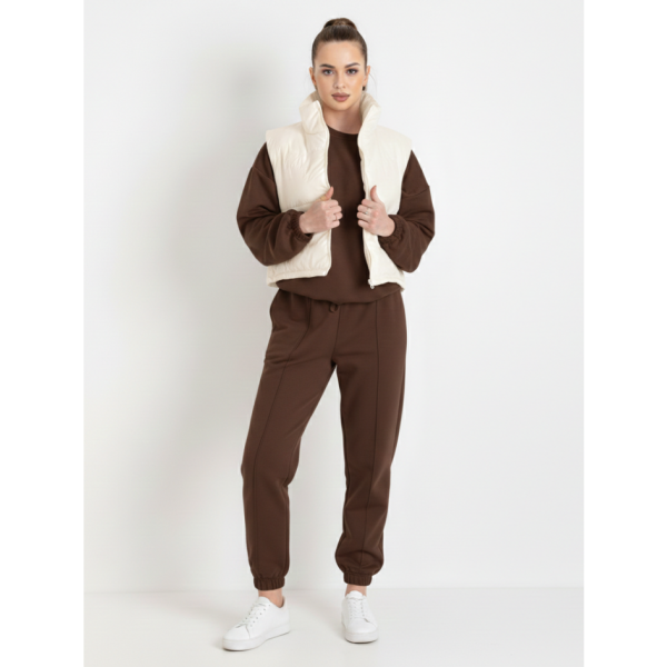 0072-100 молочна жіноча жилетка (5'TH AVENUE, синтепон, 3 од. розміри норма: 42. 44. 46)