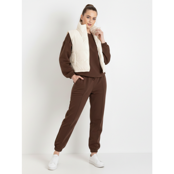 0072-100 молочна жіноча жилетка (5'TH AVENUE, синтепон, 3 од. розміри норма: 42. 44. 46)