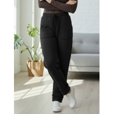 0029-1 чорні жіночі спортивні штани (5'TH AVENUE, турецька петля, 4 од. розміри норма: 42. 44. 46, 48)