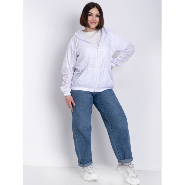 0199-10 біла жіноча вітрівка (5'TH AVENUE, 3 од. розміри напівбатал: 48. 50. 52)