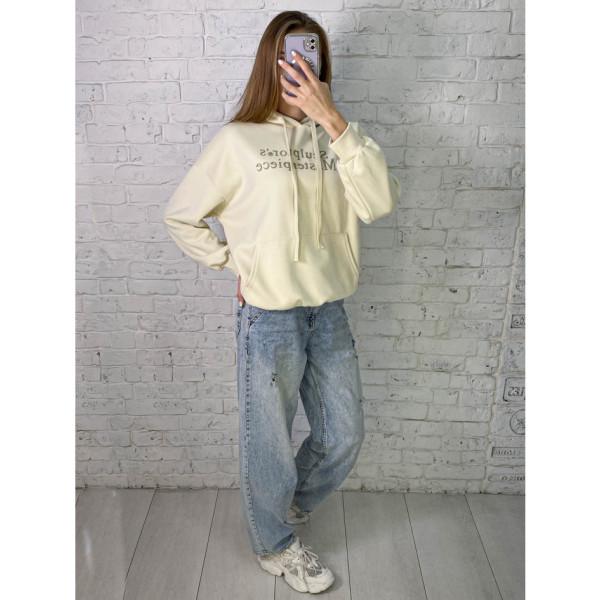 0004-100 молочна жіноча кофта (тринитка, 5 од., універсальний розмір норма напівбатал: 48/52)