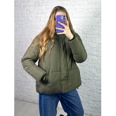 0709-75 хакі жіноча зимова куртка (синтепон, 3 од. розміри норма: M. L. XL)