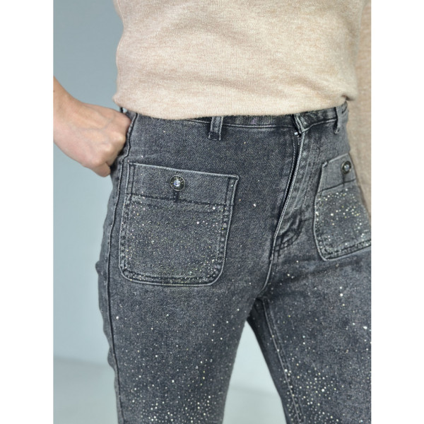 7012 # темно серые женские стрейчевые джинсы New Jeans (6 ед, размеры норма: 26. 27. 28. 29. 30. 31) выдача на следующий день