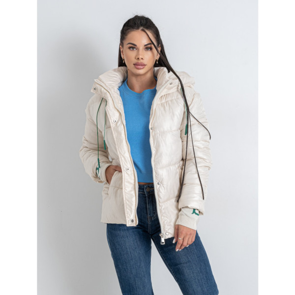 0238-100 молочна жіноча куртка (BIHOR, 5 од. розміри норма: S. M. L. XL. 2XL)