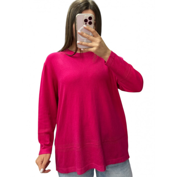 25233-99 * мікс забарвлень жіночий светр (бавовна, кашемір, 6 од. універсальний напівбатальний розмір: 48-54) видача наступного дня