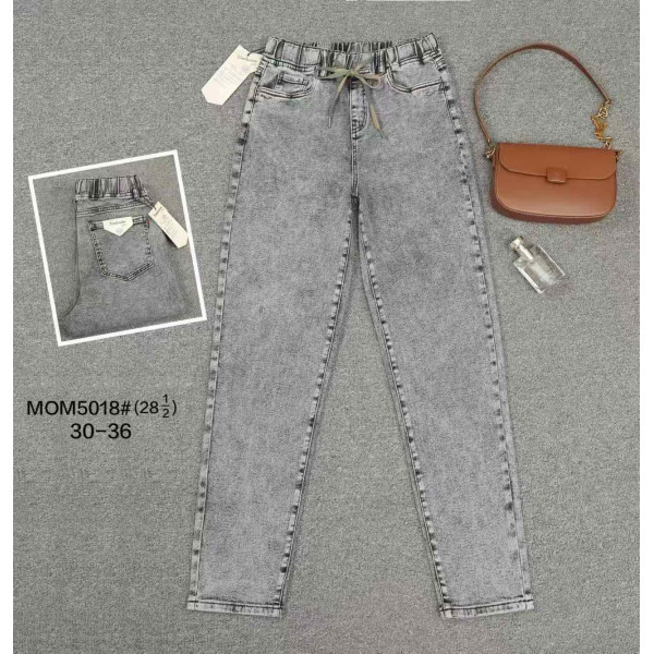 5018* сірі жіночі джинси мом (VIDASION, 6 од. розміри батал: 30. 31. 32. 33. 34. 36) видача наступного дня