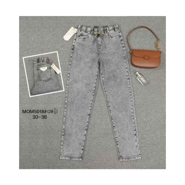 5018* сірі жіночі джинси мом (VIDASION, 6 од. розміри батал: 30. 31. 32. 33. 34. 36) видача наступного дня