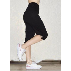 1489-18 чорні жіночі бриджі (добре тягнуться, 8 од. розміри норма: S. M. L., повторюються)