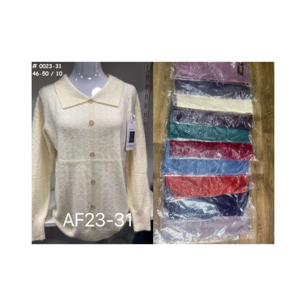 0023-31 * мікс кольорів жіночий светр (альпаки, 10 од., розміри норма: 46-50) видача наступного дня