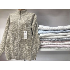 0088-99 мікс забарвлень жіноча кофта (10 од. універсальний батальний розмір: 52-56)