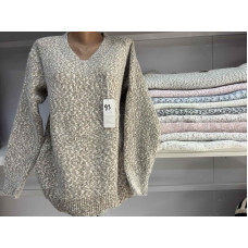 0093 * мікс квітів жіночий светр (10 од., розміри напівбатал 50-52) видача наступного дня