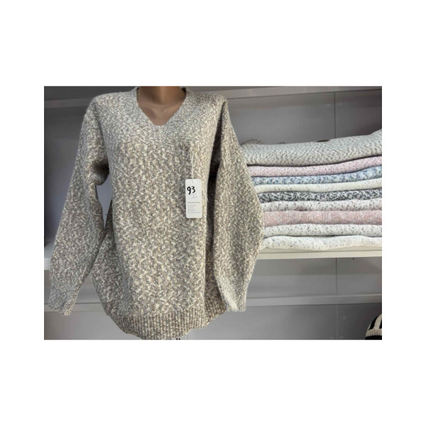 0093 * мікс кольорів жіночий светр (10 од., розміри напівбатал 50-52) видача наступного дня