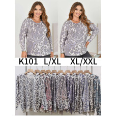 0101 мікс квітів жіночий светр (5 од., розміри напівбатал: L/XL-XL/2XL)