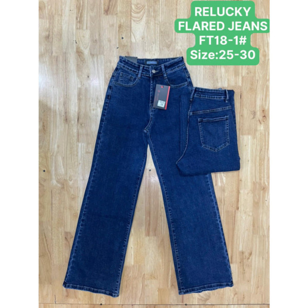 0118-1 сині жіночі джинси (RELUCKY, стрейчові, 6 од. розміри норма: 25-30) видача наступного дня