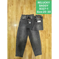 0327-1# сірі жіночі джинси баггі (6 од., розміри норма: 25-30) видача наступного дня