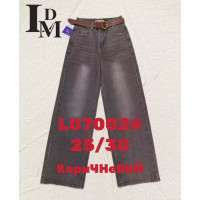 07002# коричневі жіночі джинси (LDM, 6 од., розміри норма: 25-30) видача наступного дня