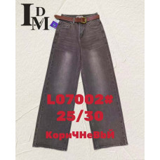 07002# коричневі жіночі джинси (LDM, 6 од., розміри норма: 25-30) видача наступного дня