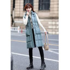 1165-72 темно-бірюзова жіноча жилетка з капюшоном (синтепон, 4 од. розміри на бірках: L. XL. 2XL. 3XL, норма-напівбатал)