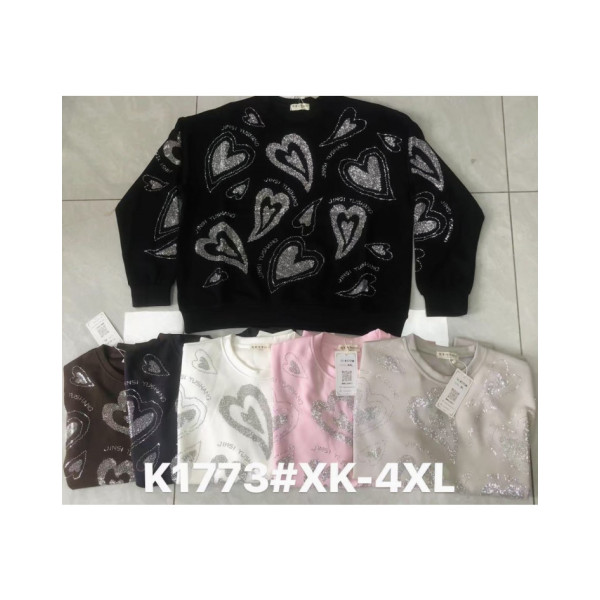 1773# вибір кольору жіночий светр (бавовна, 4 од., розміри напівбатал: 44,46,48,50) видача наступного дня