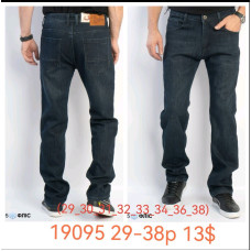 19095* сині чоловічі джинси на флісі (8 од., розміри норма: 29-38) видача наступного дня