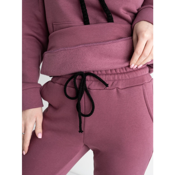 0630-27 фрезовый женский спортивный костюм ( 5`th Avenue , турецкая трехнитка, флис, 3 ед, размеры норма: 42.44.46)