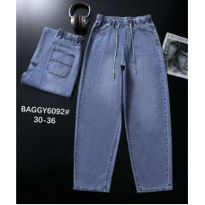 6092# блакитні жіночі джинси vindasion (стрейч коттон, 6 од., розміри батал: 30-36) видача наступного дня