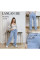 8102# голубые женские джинсы lanlaniee (стейч коттон, 6 ед, размеры батал: 31-38) выдача на следующий день