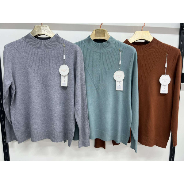 914100-99 * мікс квітів жіночий светр (кашемір, 20 од., розміри напівбатал: 48-50) видача наступного дня