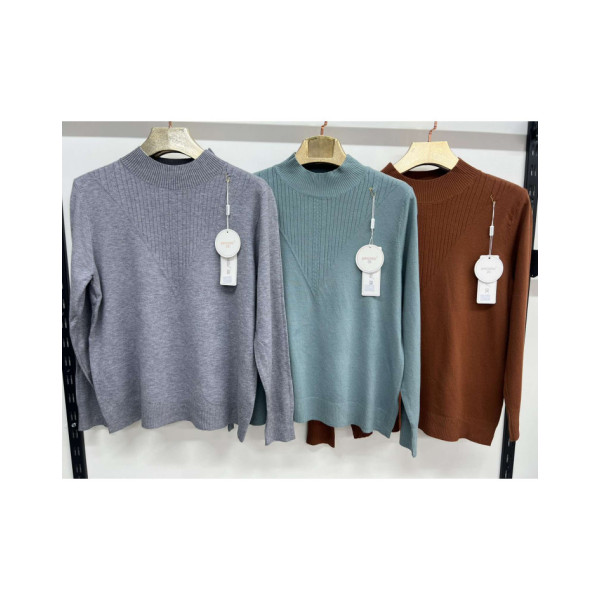 914100-99 * мікс квітів жіночий светр (кашемір, 20 од., розміри напівбатал: 48-50) видача наступного дня