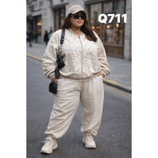 0711# каміння, мікс кольорів жіночий костюм Kiss Me (трикотаж, кашемір, 10 од., розміри батал: 2XL-4XL) видача наступного дня