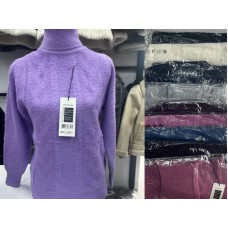 0311* мікс кольорів жіночий светр з альпаки (10 од., розміри норма: 46-50 універсальний) видача наступного дня