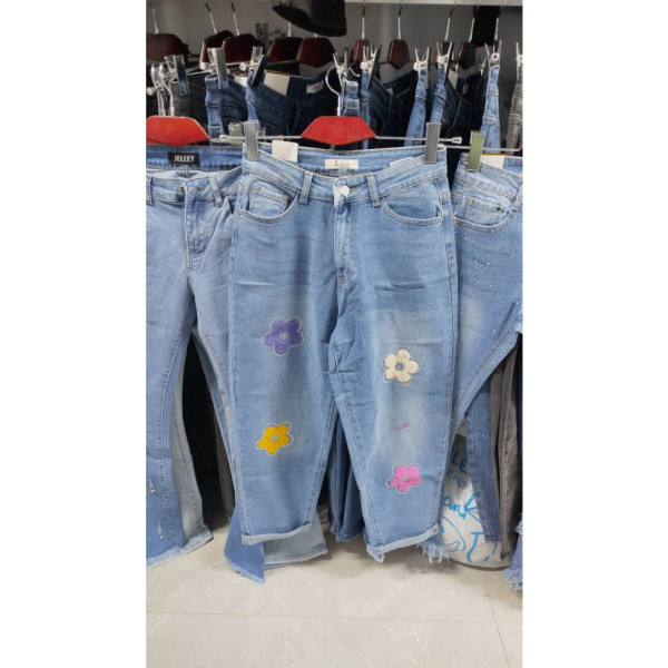 2021# голубые женские стрейчевые джинсы New Jeans (6 ед, размеры норма: 26-31) выдача на следующий день