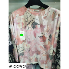 0090# микс цветов женский свитер (Kiss me, 10 ед, размеры полубатал: XL-3XL универсальный) выдача на следующий день Kiss me