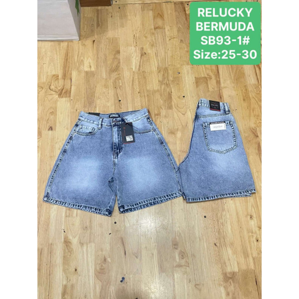 0093# голубые женские джинсовые шорты (Relucky, 6 ед, размеры норма: 25-30) выдача на следующий день Relucky