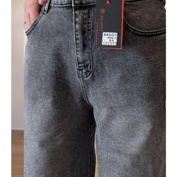 0646-127 / темно-сірі жіночі джинси баггі (RELUCKY, стрейчові, 7 од. розміри батал: 31. 31. 32. 32. 32. 32. 32) Relucky