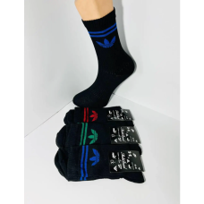 29445 микс расцветок мужские носки (высокие, хлопок, 12 ед. размеры норма: 41-45) Носки