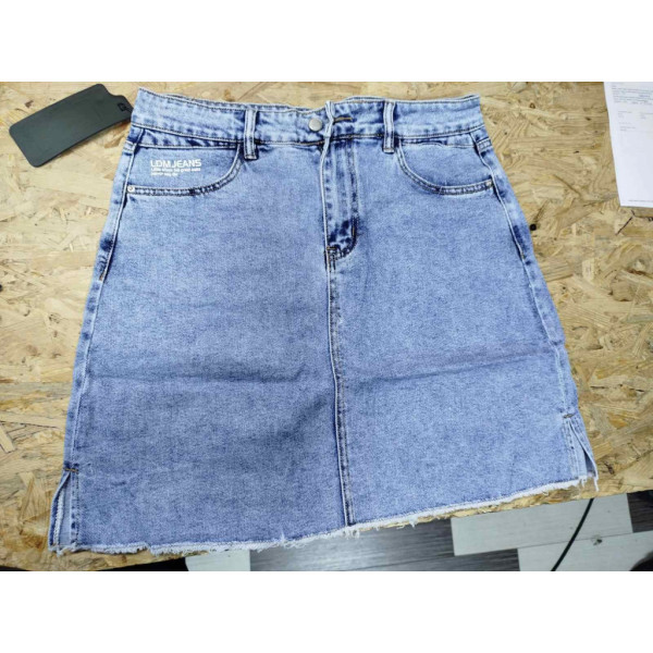 1983* голубая женская джинсовая юбка (LDM, 6 ед. размеры полубатал: 27. 28. 29. 30. 31. 32) выдача на следующий день LDM