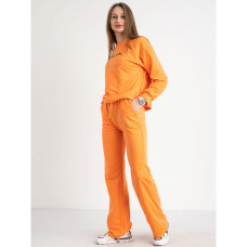 7807-2 / оранжевый женский спортивный костюм (M&C, двунитка, 3ед. универсальный размер норма:S/М) Спортивный костюм